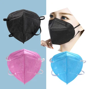 5-100 kozarcev KN95 mascarillas de colores maske ffp2 reutilizable CE maska zaščitna usta kape masko bombaž 95% filter za masko fp