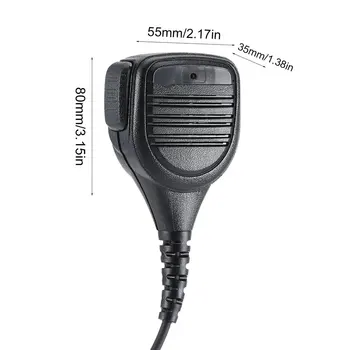 Vodoodporna Zvočnik Mikrofon Microfono Storitve Pritisni In Govori Za Motorola Walkie Talkie Gp328 Dvosmerni Radijski Pro5150 Gp338 Pg380 Gp680 Ht750 Gp340 N
