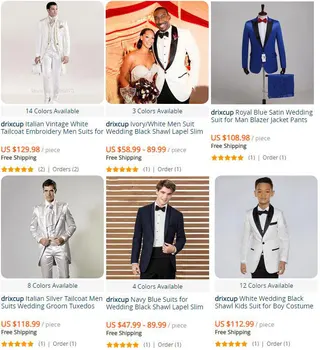 Italijanski Vintage Bela Tailcoat Vezenje Moške Obleke za Poročne Obleke Slim Jopič Dolgo Jakno, Hlače, Telovnik Ženina Tuxedos Kostum