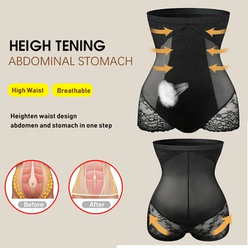 Seksi Rit Lifter za Ženske Hujšanje Perilo Pasu Trener Slim Trebuh Nadzor Spodnje hlače Body Shaper Shapewear
