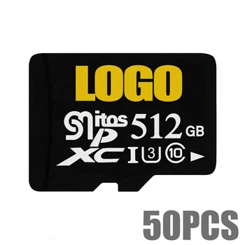 Po meri Logo na Debelo Pravi Zmogljivosti Pomnilniško Kartico 32GB 8GB 16GB 64GB 128GB 256GB Micro SD Kartico Class10 U1 U3 SD Izvirni Pomnilnik
