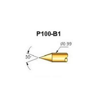 100 Kos P100-B1 1.36 mm Dia Konkavni Tip Spomladi Naložen Testnih Sond Stik Pin 33,3 leta mm