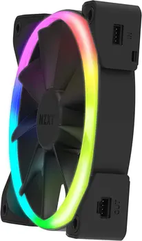 NZXT AER RGB 2-120 mm Enotni Dodatne Razsvetljave Prilagoditve Winglet Nasveti Fluid Dynamic Ob - LED RGB PWM Fan Za Odtenek 2