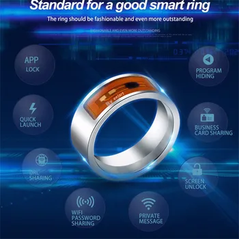 Najboljši prodajalci NFC Večnamensko Nepremočljiva Inteligentni Obroč Pametno Nositi Prst Digitalni Obroč July6