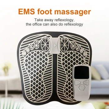 EMS Impulz Stopala Massager APP nadzor Masaža Mat, z Daljinskim upravljalnikom, USB, Polnjenje Brezžično Noge Mišični Stimulator Unisex Stareřina