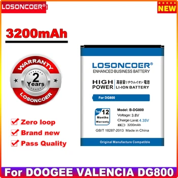 LOSONCOE 3200mAh B-DG800 Baterija Za DOOGEE VALENCIA DG800 Baterija+Številko za Sledenje