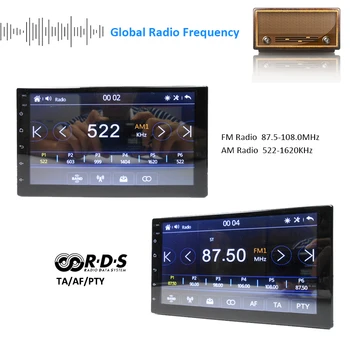 2 Din Carplay Avto Radio RDS Ogledalo Povezavo Bluetooth Stereo Sprejemnik MP5 Predvajalnik, USB 7