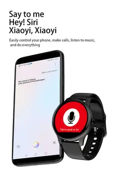 Vwar Galaxy Fitnes Watch Bluetooth Klic Predvajanje Glasbe Srčnega utripa Aktivna 2 Ženske Pametno Gledati za Samsung Xiaomi IOS Telefon