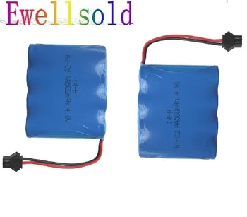 Ewellsold 2pcs 4.8 V 500mAh Ni-CD baterije AA(SM plug) za radijski nadzor avtomobila/radio nadzor tovornjak/radio nadzor tank/R/C igrače