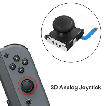 2-Pack 3D Joycon Palčko Zamenjavo,ABLEWE Analogni Palec Palico Veselje Con Popravilo Kit za Nintendo Stikalo, ki Vključujejo Tri-Krilo, Križ