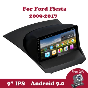 Android 9.0 avtoradio Za Ford Fiesta 2009 2010-2018 2019 IPS GPS Navigacija Auto Stereo zvokom v Video Z Canbus Podporo DVR CSD DVD