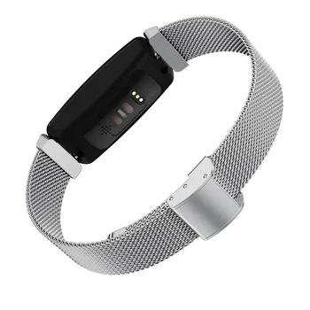 Za Fitbit navdih 2 Trak Watchband Milanese Zapestnica iz Nerjavečega Jekla Watch Band Manšeta inspire2 Kovinski Correa ремешок