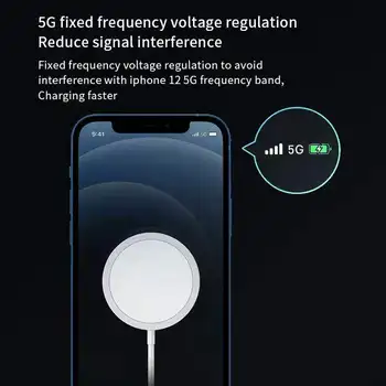 Origina Magnetni Magsafing Polnilec za iPhone12 mini/12 max pro Brezžični Polnilec Magsafe Za Huawei XiaoMi brezžični Polnilnik