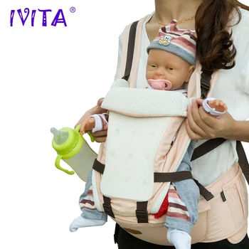 IVITA WG1502 Silikonski Dekle Oči odprto imamo Lahko Traja Cucla V Usta Rodi Baby Doll Realisting Živ Umetno Igrače za Otroke
