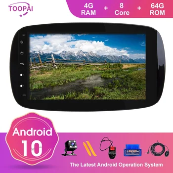 TOOPAI Android 10 Za Mercedes Benz, SMART 2016-2018 Multimedijski Predvajalnik, GPS Navigacija IPS DSP Auto Radio Stereo Vodja Enote CSD Nova