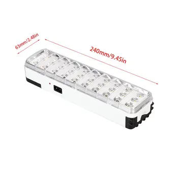 30LED Multi-funkcijo Sili Lahka Akumulatorska LED Varnostna Svetilka 2 Način Za Dom Tabor na Prostem
