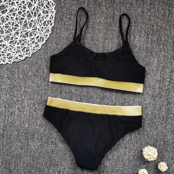 Tankini Kopalke Ženske Seksi Dvodelni Bikini Komplet, Plavanje Obleko Dame Monokini Brazilski Kopalke 2020 Plaža Obleko Kratek Biquini