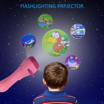 NOV Projektor Igrača Svetilka Spanja Posteljnina Zgodba Zgodnji Razvoj Igrača Živali Stran Za Dojenčke, Otroke, Otroci #W0