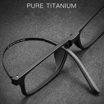 Čistega Titana Očal Okvir Moških TR90 Okvir Ultralahkih Kratkovidnost Daljnovidnost Očala Ženski Velik Okvir Recept Očala 8836x
