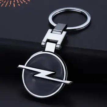 Debelo 10pcs/veliko Dvojni Stranski Cink Avto Logotip Keychain Ključnih Verige ključe za Avto Logotip Optinal