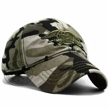 LIBERWOOD zda ZDA USNS USMC Mornarica vojske, Posebne enote Insignia NAVY Seal klobuk Orel Trident Camo Maskirno Kapo Kapa