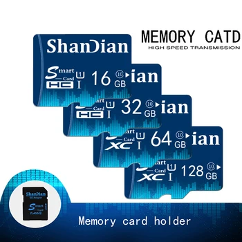 SHANDIAN 2019 Micro sd 8GB 16GB Pomnilnika kartice Microsd 32GB 64GB 128GB TF kartica