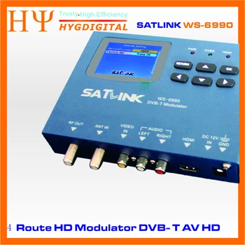 Original Satlink WS-6990 Kopenskih Finder 1 Pot DVB-T Modulator/ AV/ HD WS6990 Digitalni Merilnik