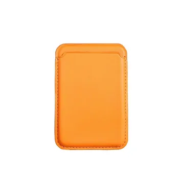 Luksuzni Usnje Magnetno Držalo Z LOGO Denarnica Reža za Kartico Nosilec Za IPhone 12 Mini/Max/Pro Dropshipping