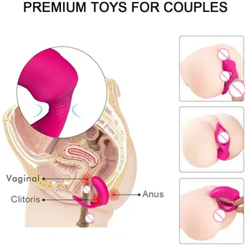 9 Hitrosti, Vodotesno Silikonsko Polnilna Klitoris Vagine Penis Stimulator Massager Odraslih Spolnih Igrač Za Moške, Ženske In Pari