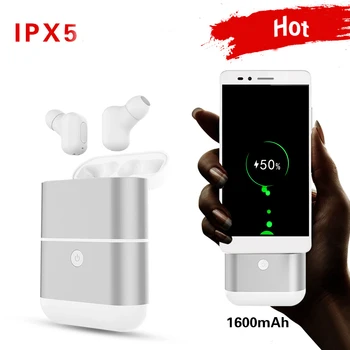 Kapcice X2-TWS dvojno uho brezžične Bluetooth slušalke Mini slušalka gibanja super majhne slušalke