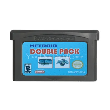 Za Nintendo GBA Video Igre Kartuše Konzole Kartico Metroidd Serije Double-Pack NAS Različica