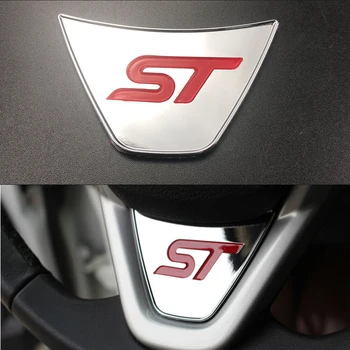 ABS Chrome ST Logotip Sequins Ključ za Vžig Obroč Nalepke Za Ford Fiesta Ecosport 2009 2010 2011 2012 2013 Dodatki