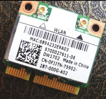 Debelo Atheros AR9285 AR5B195 DW1702 AR9002WB-1NGCD Half Mini PCIe WLAN BlueTooth3.0 Kartico za DELL 14R 15R N4010 N5010