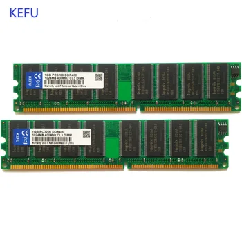 2GB 2X 1GB DDR 400 400MHz PC3200 184pin Non-ECC Namizje DIMM Pomnilnik Ram