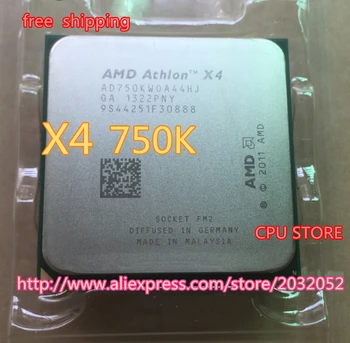 AMD Athlon II X4 750K x4 750K (3.4 GHz, 4 MB, 4 jedra Socket FM2 904-pin)AD750KWOA44HJ Quad-Core CPU lahko delo