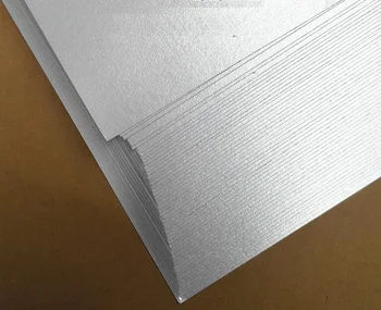 A4 Pearlescent vizitko Papir Ice White Pearl Papir Rojstni DIY Zložiti Poseben Papir Darilni Ovoj Dekor Kartice 50pcs