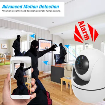 1080P PTZ Wifi IP Kamera Zunanja Človekovih Zazna Brezžične Fotoaparat P2P ONVIF Avdio 2MP Varnosti CCTV Kamere
