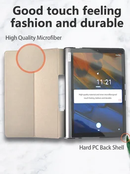 Ohišje za Lenovo Yoga Tab5 YT-X705F Smart Cover za Lenovo Yoga Zavihek 5 10.1 palčni Tablični funda capa kože lupini film + pisalo