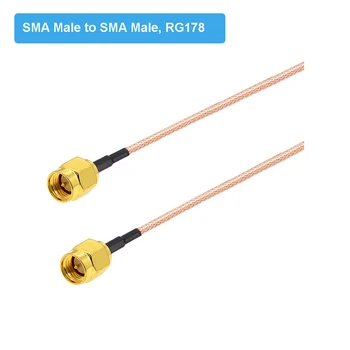 2pcs/veliko RG178 WiFi Usmerjevalnik Antena Kabel Podaljšek SMA Moški-SMA Moški Plug Adapter RF Coaxia Kabel Skakalec SMA, da SMA Kabel