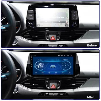 Za Hyundai i30 2017 2018 2.5 D 9 palčni zaslon, Android AVTO GPS Navigacijski Sistem, Radio, Avto multimedijski Predvajalnik videa, vodja enote