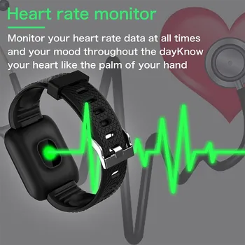 Smart Watch Šport fitnes zapestnica dejavnosti tracker srčnega utripa, krvnega tlaka za ios Android Moški/Ženske, Zdravje Zapestnica