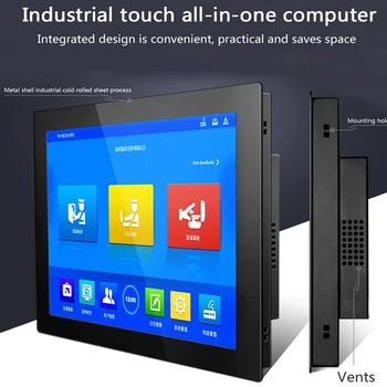 12 inch Industrijski Računalnik, Tablični RAČUNALNIK Z Kapacitivni zaslon na dotik Mini Namizni AIO RAČUNALNIK Ločljivost 1280x800 IPS zaslon Intel core I5