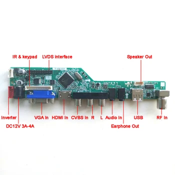 Za LTN170X2-L02 prenosni računalnik, LCD monitor 1440*900 1-lučka LVDS CCFL 17