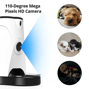 2020 Najnovejši Avtomatski Pet Napajalnega 110° HD Kamera Video Snemanje zvoka v Realnem času Izmenjavo 250ml Vode Podajalec za Psa & Cat