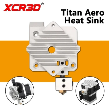 XCR3D Tiskalnik Deli Titan Aero HeatSink aluminija Hladilni blok V6 titan Iztiskanje Kratkega dosega Hotend 1.75 mm Radiator 1pc