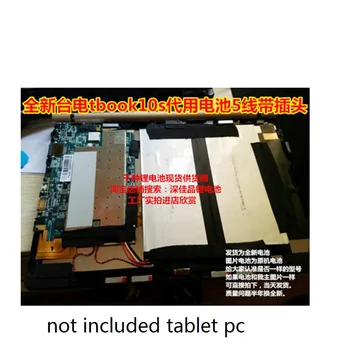 Baterija za Teclast Tbook 10 Tablet PC Tbook10s Novo Li Polymer Akumulatorske Zamenjava S 5 linij,+Priključek Za 3,8 V 8000mAh*2