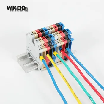 VE1510 1,5 mm^2 Kabel Koncu Crimp Terminal Z Lug neizoliranih Žic Obročki 9 barvo