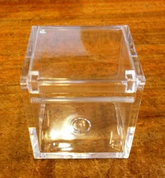 Prozorne plastike kvadratnih poroko pakiranje škatla , jasno akril hrane box , visoke kakovosti, pleksi steklo, nakit dispplay polje ,10pcs/veliko