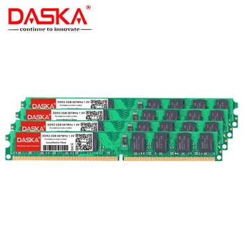 DASKA 2GB DDR2 pc2 6400 800Mhz Za Namizni RAČUNALNIK pc2-6400 ddr2 667 MHZ (Za intel amd) Visoko Združljiv