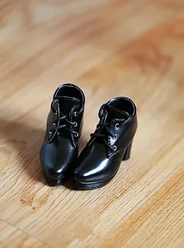 BJD lutka čevlji so primerni za 1/3 SD16 velikost moda vsestranski debele pete čipke-up visoke pete Britanski boot dekleta čevlji accessorie